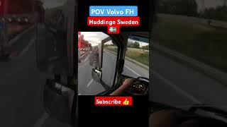 POV Driving Volvo Huddinge Sweden 🇸🇪 automobile trucker truckdriver ets2 pov shorts volvo fh [upl. by Akienat]