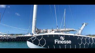 FASTEST SAILBOAT IN THE WORLD FOR SALE  HYDROPTERE  Experimental Hydrofoil Trimaran [upl. by Suaeddaht]