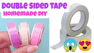 Homemade Double sided tape  How to make Double sided tape at home easy  DIY Double tape at home [upl. by Millda]