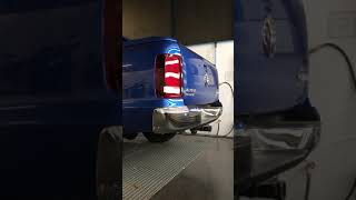 Vw Amarok V6 TDI revving with downpipe decat only  Dpf off [upl. by Anidene]