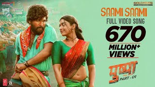 Pushpa Saami Saami  Full Video Song  Allu Arjun Rashmika Mandanna  Sunidhi C  DSP  Sukumar [upl. by Yoccm393]