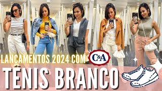 LOOKS ELEGANTES COM TÊNIS NA CampA 👟😍 COM 25 DESCONTO 🙀 Tendências de Looks tenis 2024 Cea [upl. by Anom]