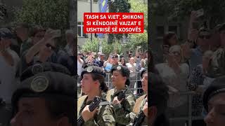 TASH SA VJET SHIKONI SI KËNDOJNË VAJZAT E USHTRISË SË KOSOVËS kosova ushtria fsk shqip usa [upl. by Ahselyt]