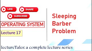 212 Sleeping Barber Problem in Operating System amp its solution using Semaphore [upl. by Esir339]