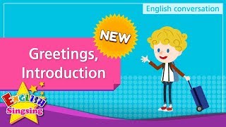 NEW 1 Greetings Introduction English Dialogue  Roleplay conversation for Kids [upl. by Hiro939]