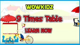 Musical tables  9 Times Table  HD [upl. by Eiraminot]