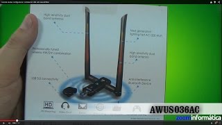 🔻Tutorial 🔻Review 🔻Configuración🔻instalación ALFA NETWORK USB AWUS036AC🔻WiFi🔻Wireless USB 30 [upl. by Kathie309]