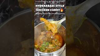 HYDERABADi STYLE CHICKEN CURRY🔥chickenbiryani chickencurry muttonbiryani hyderabad biryani [upl. by Anonyw971]