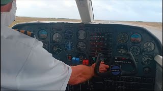 Aer Arann BrittenNorman BN2A8 Islander Takeoff from Connemara Airport EICA  PART I  TAKEOFF [upl. by Anitaf73]