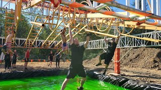 Tough Mudder 2022 Seattle 15k run  Obstacles [upl. by Nilorac]