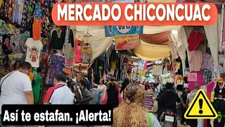 MERCADO CHICONCUAC NO caigas en esta TRAMPA CÓMO COMPRAR ROPA BARATA PARA NEGOCIO [upl. by Kremer317]