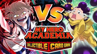 Himiko Toga II Death VS Minoru Mineta II  My Hero Academia CCG Gameplay [upl. by Bibeau944]