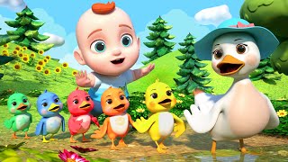 Cinco Patitos  Música Para Niños  Leo en Español [upl. by Ttelrahc]