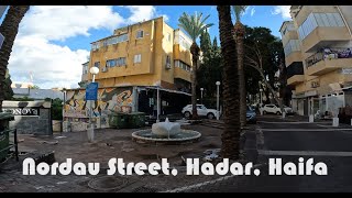 Nordau st Hadar Haifa Probably the most Russianspeaking street in Israel Улица Нордау Хайфа [upl. by Uthrop73]