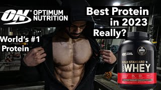 Optimum Nutrition Gold Standard 100 Whey Protein Powder  Double Rich Chocolate  Protein Review [upl. by Eirene578]