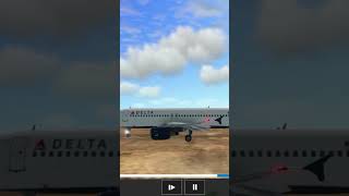 RFS real flight simulator Airbus A320 delta flight landing [upl. by Rogozen525]