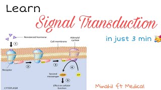 Signal Transduction MADE SUPER EASY [upl. by Anaillil]