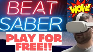 How to Play a FREE Beatsaber Clone on Meta Quest in 2024 [upl. by Amhsirak]