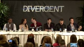 quotDivergentquot Press Conference with the cast  Part 1 030814 [upl. by Yeldnarb]