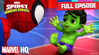 Lil Hulk  Full Episode  Spidey and His Amazing Friends  disneyjunior MarvelHQ [upl. by Vona854]