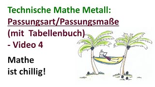 Passungsmaße u art mit Grundtoleranzen und Werte für ∆ berechnen  Video 4 der Reihe zu Passungen [upl. by Danaher]