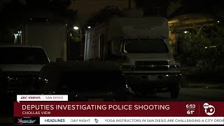 Shooting in Chollas View involving San Diego Police officer under investigation [upl. by Dickson]