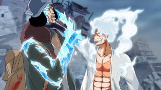 Luffy Gear 5 vs Aokiji Kuzan Almost Lost His Life When He Challenged The Terrible Power Of Nika [upl. by Nwahsar322]