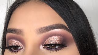 Berry Rose Gold Makeup Tutorial  Jocy Reyes [upl. by Therine]