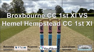 Broxbourne CC 1st XI VS Hemel Hempstead CC 1st XI [upl. by Savdeep838]