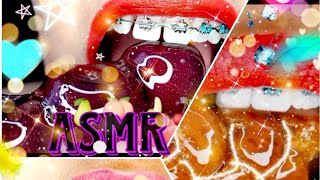 Long Compilation Emoji Challenge with braces ASMR Crunchy edition to fall asleep 😍 [upl. by Llenrap994]