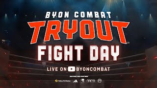 BYON COMBAT TRYOUT 2024 LIVE STREAMING [upl. by Hanikas527]