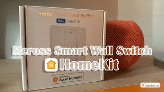  Apple HomeKit Meross Smart Wall Switch [upl. by Anerahs77]