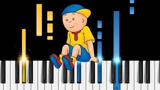 Caillou Theme Song  Piano Tutorial amp Sheets [upl. by Ylenaj]