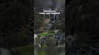 Stunning waterfall at Foroglio in Ticino Switzerland [upl. by Selrac]