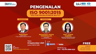 Pengenalan ISO 90012015 Sistem Manajemen Mutu [upl. by Cralg]