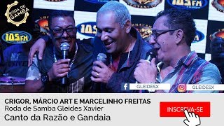 Canto da Razão e Gandaia  Roda de Samba Crigor Márcio Art e Marcelinho Freitas Ao ViVo 105fm [upl. by Ivie]