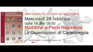 Modifiche al Piano Regolatore di Roma le osservazioni di Carteinregola [upl. by Ailedua]