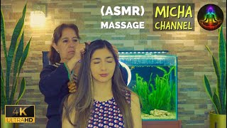 ASMR LIMPIA at Peaceful Location Relaxing Massage amp Hair Cracking [upl. by Loydie]