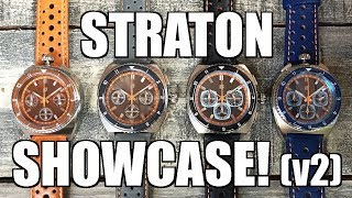 The Bold NEW Straton Legera Automatic amp MechaQuartz Retro Chronographs Preview  Perth WAtch 222 [upl. by Dubois881]