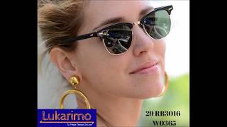 Lentes de Sol Ray Ban Clubmaster RB3016 W0365  G15 [upl. by Yrocej]