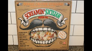 Screamin’ Sicilian Pizza Co Orange Chicken Overload Pizza Review [upl. by Marsiella]