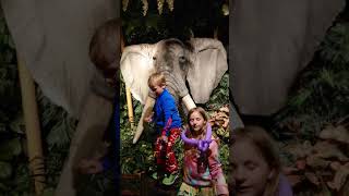 Animatronic Elephant at Rainforest Cafe London [upl. by Ylaek805]