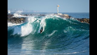 Jeff Hubbard Bodyboarding Epic Newport Wedge [upl. by Silliw829]