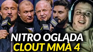 NITRO OGLĄDA KONFERENCJĘ CLOUT MMA 4  NAJLEPSZE MOMENTY 3 PANEL [upl. by Abigail]