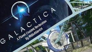 Galactica at Alton Towers  Planet Coaster Recreation [upl. by Dnana]