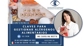 Gestión de Alérgenos Alimentarios  Carolina Motto [upl. by Alla]