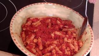 Marks REmarks  Pasta Bolognese Made With Corned Beef Cooked in a Wok [upl. by Arihsan686]