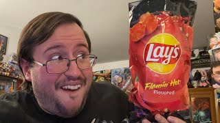 Gor Eats a Food Lays Flamin Hot Flavored Chips [upl. by Florinda]