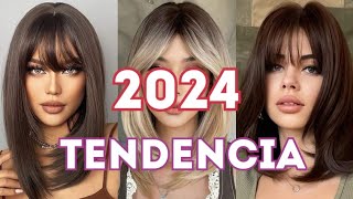 TENDENCIAS del CABELLO 2024 ✂️👌 CORTES y ESTILOS DE MUJERES [upl. by Jolenta740]