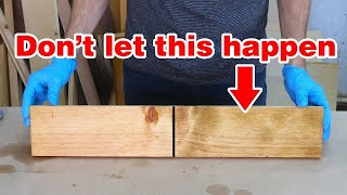 Biggest wood staining mistakes and misconceptions  Wood staining BASICS [upl. by Janet]